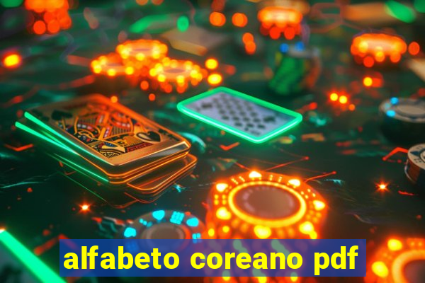 alfabeto coreano pdf